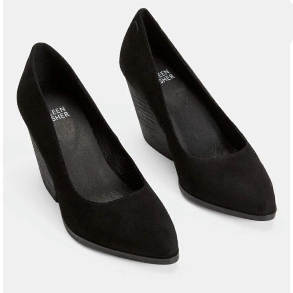 Eileen Fisher Hawk Suede Pump